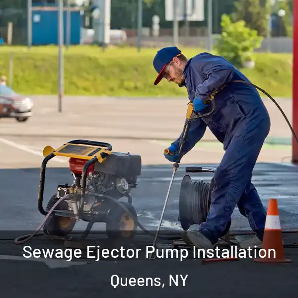  Sewage Ejector Pump Installation Queens, NY
